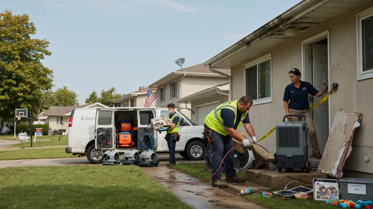 Water Damage Restoration in Coal Township, PA near me